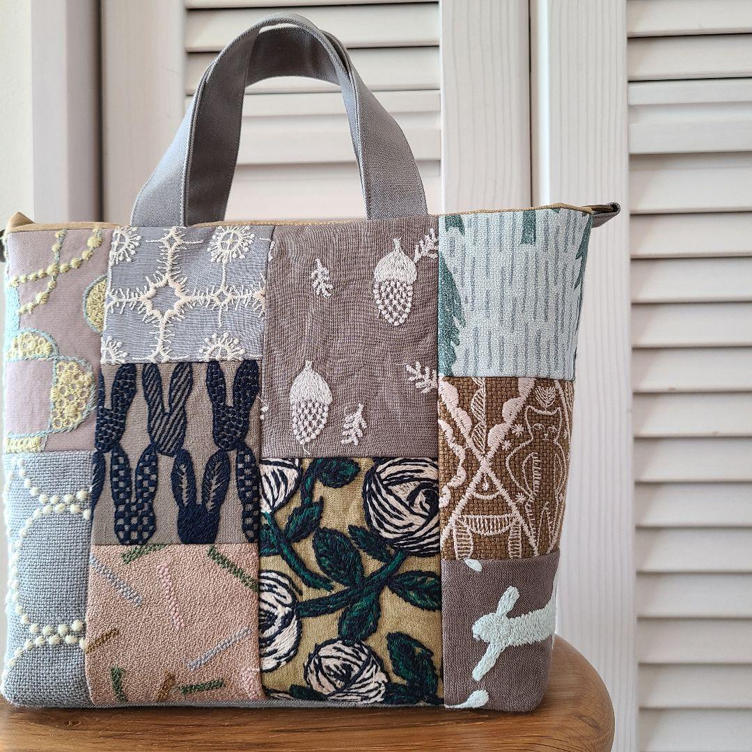 ミナペルホネン　ハンドメイドバッグ・15