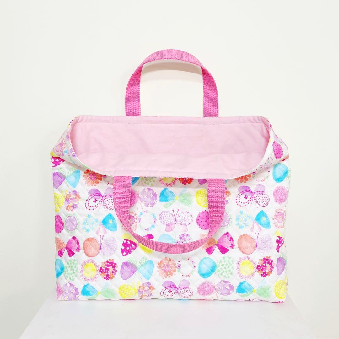 入園入学3点セット　レッスンバッグ　シューズ入れ　コップ袋　丈夫　女の子　ピンク