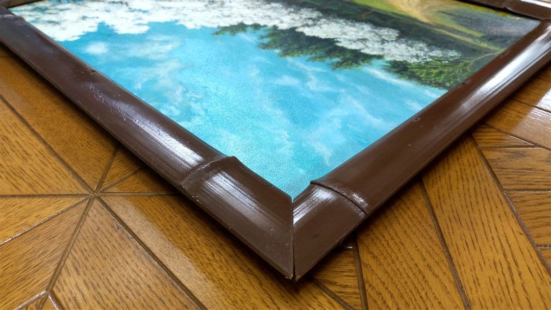 油彩「ナンジャモンジャ」油彩画 絵画 油絵 風景画 花 原画F8