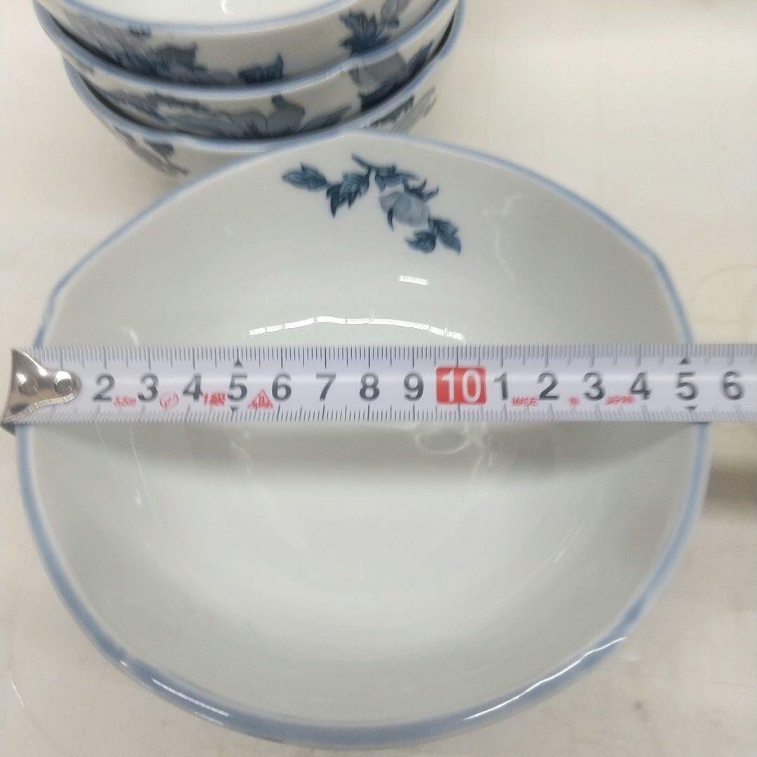 美濃焼 煮物鉢 東峰 牡丹 5枚 おまけ付