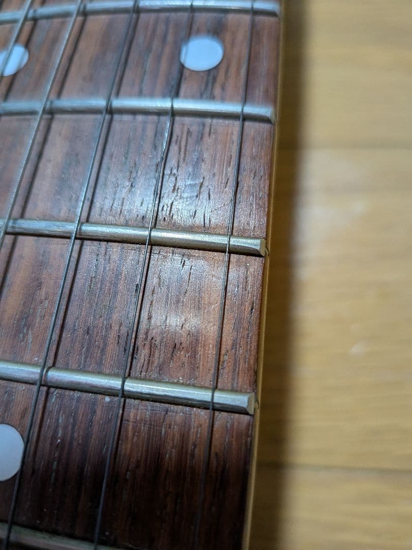 Ibanez ブラックエレキギター縄あり ギターケース付き