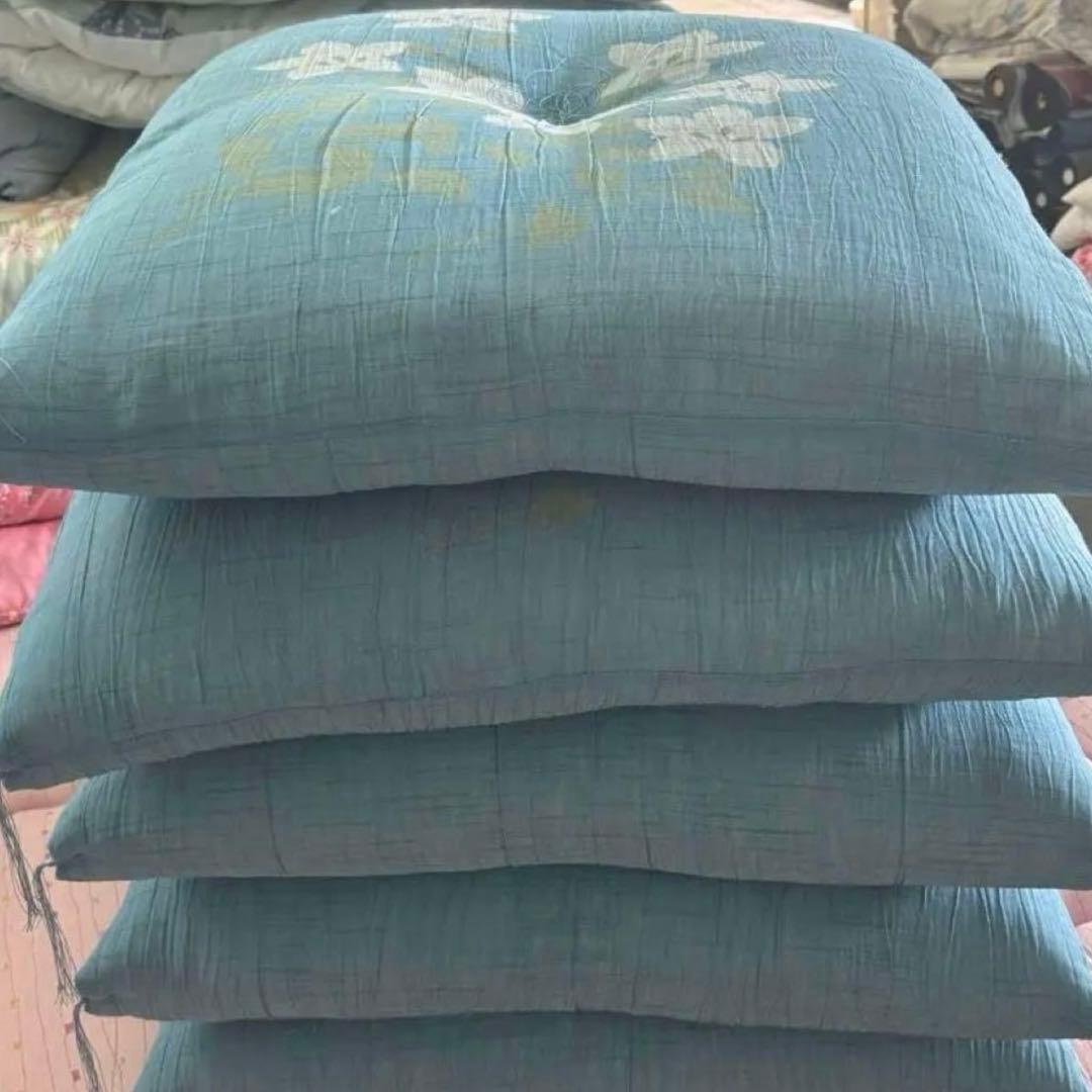 夏座布団　わ座布団　日本製　手作り55×59 5枚組