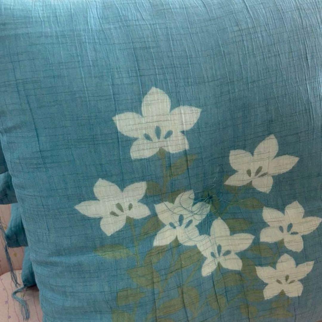 夏座布団　わ座布団　日本製　手作り55×59 5枚組