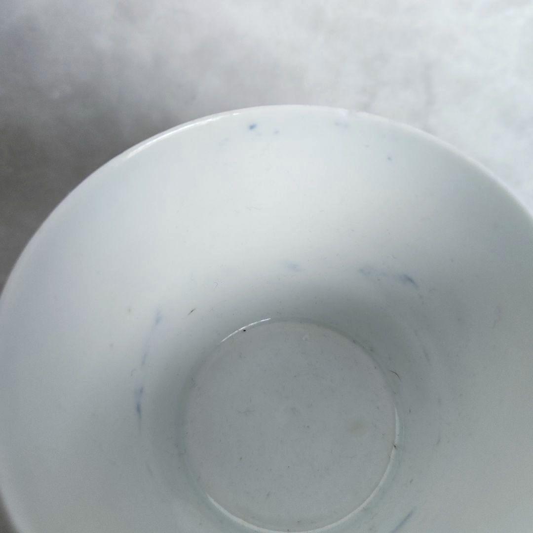 古伊万里　染付　猪口　向付　ほおずき　アンティーク　骨董　覗き　江戸時代