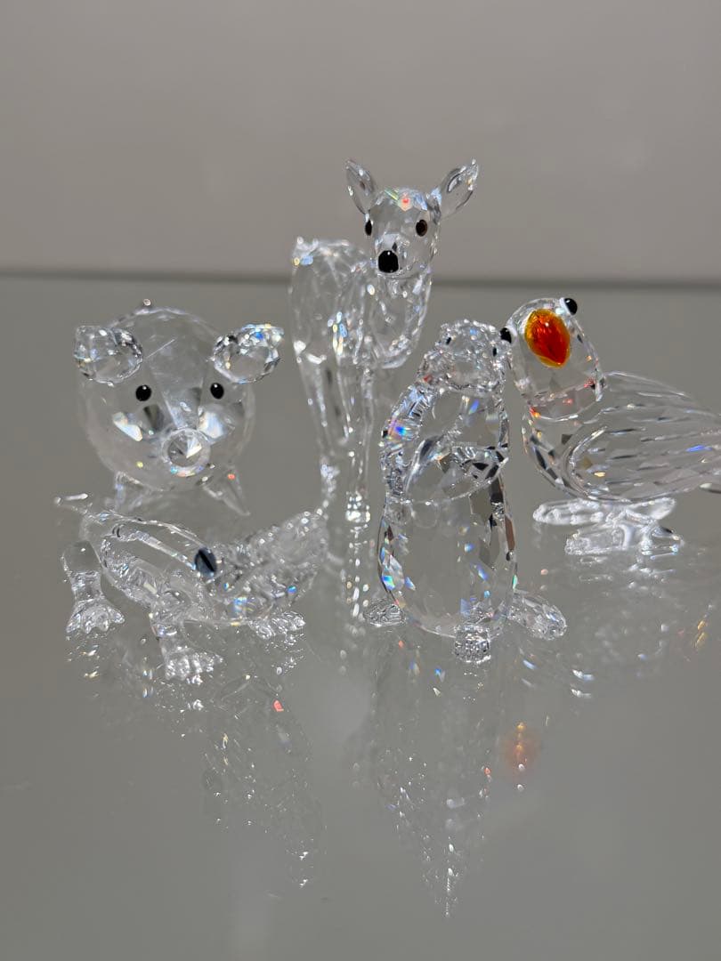 Swarovski クリスタル　動物　まとめ売り　5体セット