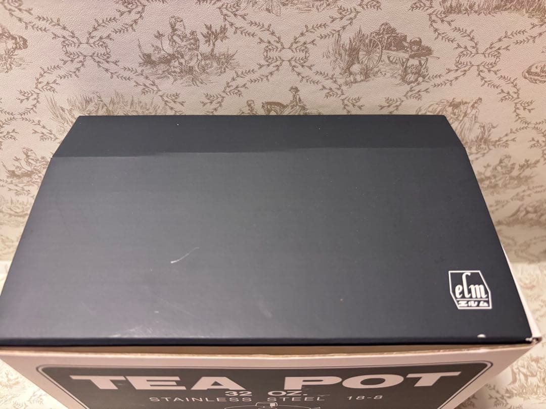 【新品】仔犬印 旧型　エルム ティーポット 5人用 900ml