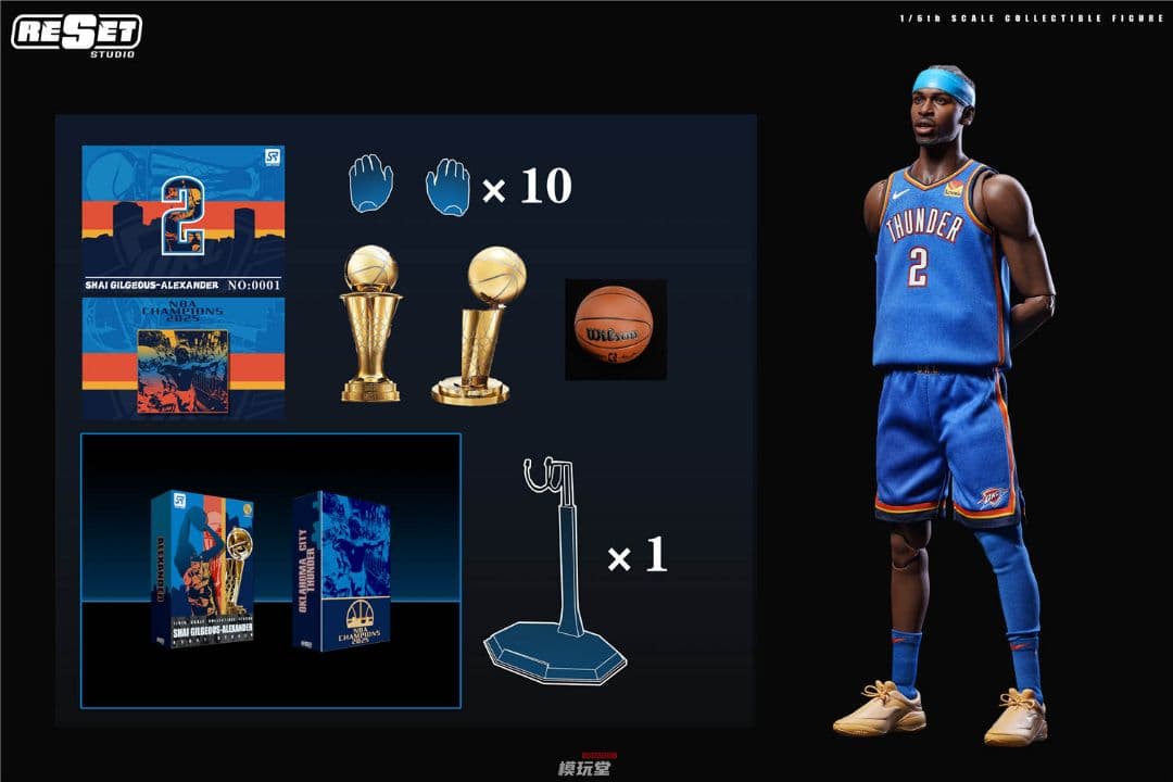 1/6 NBA フィギュア シェイギルジャスアレクサンダー