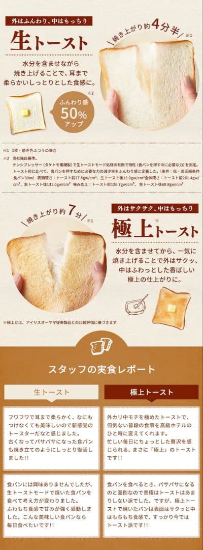 IRIS OHYAMA マイコン式オーブントースター MOT-401-B