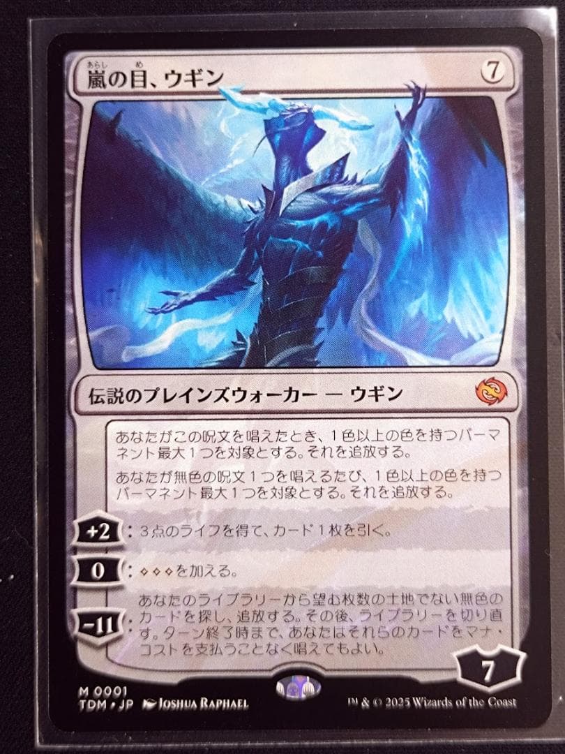 MTG 嵐の目、ウギン 日本語 2枚 タルキール：龍嵐録 TDM