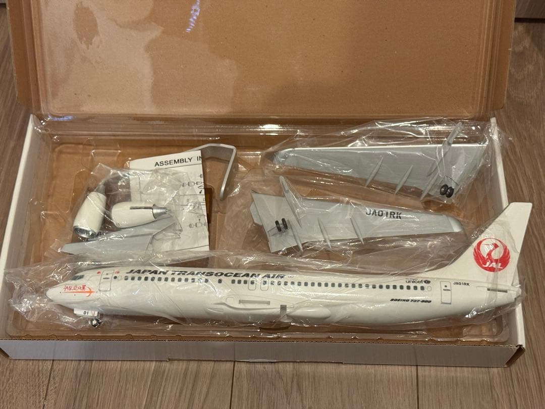 超レア！！JTA日本トランスオーシャン航空 B737-800 1/100モデル