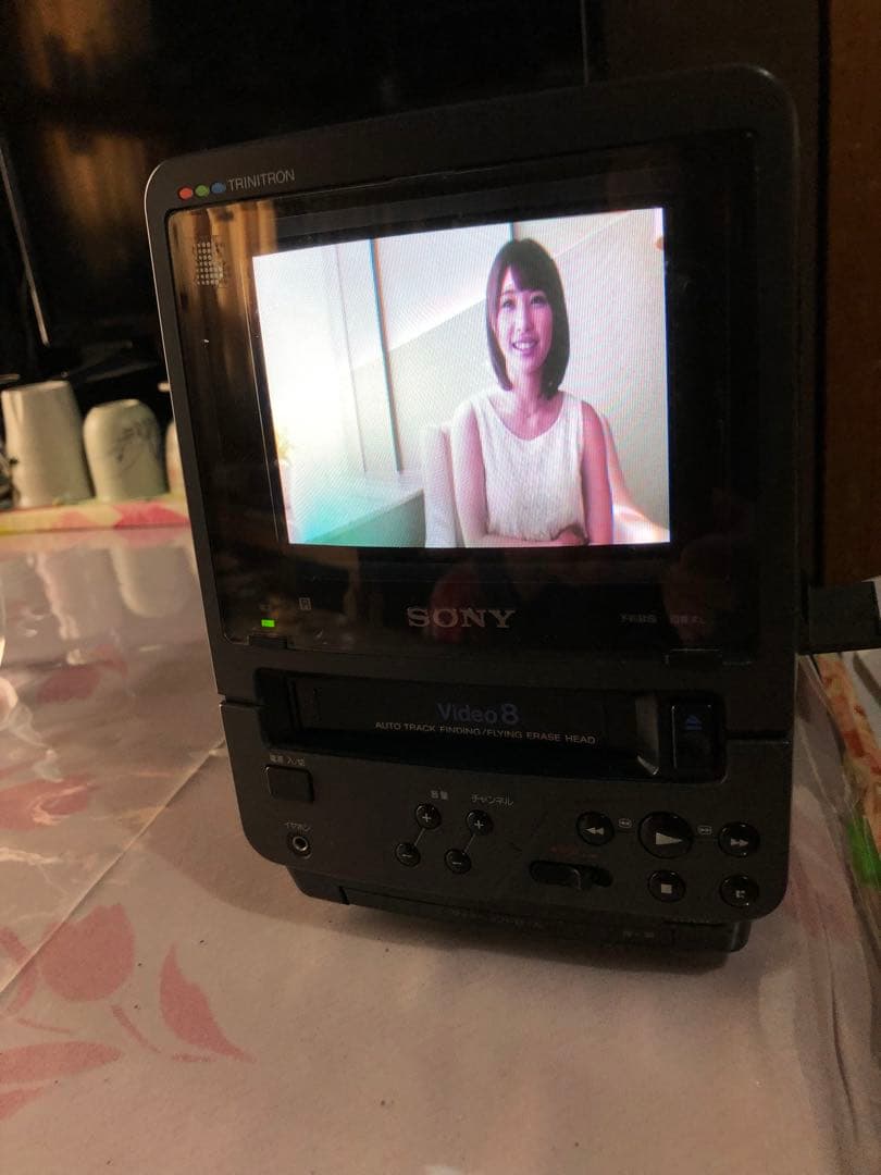 小型SONY video 8 COMBO ビデオ8一体型テレビ