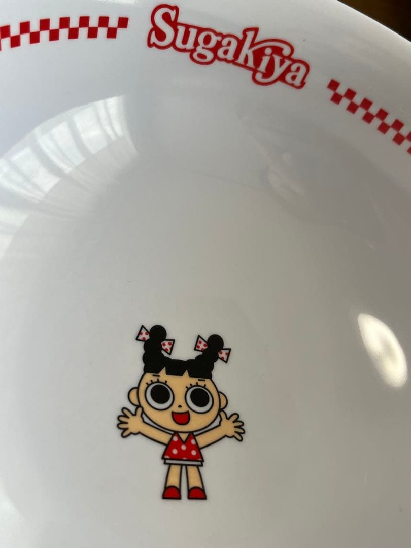 スガキヤ　メラミン樹脂ラーメンどんぶり　寿がきや　ラーメン鉢　スーちゃん