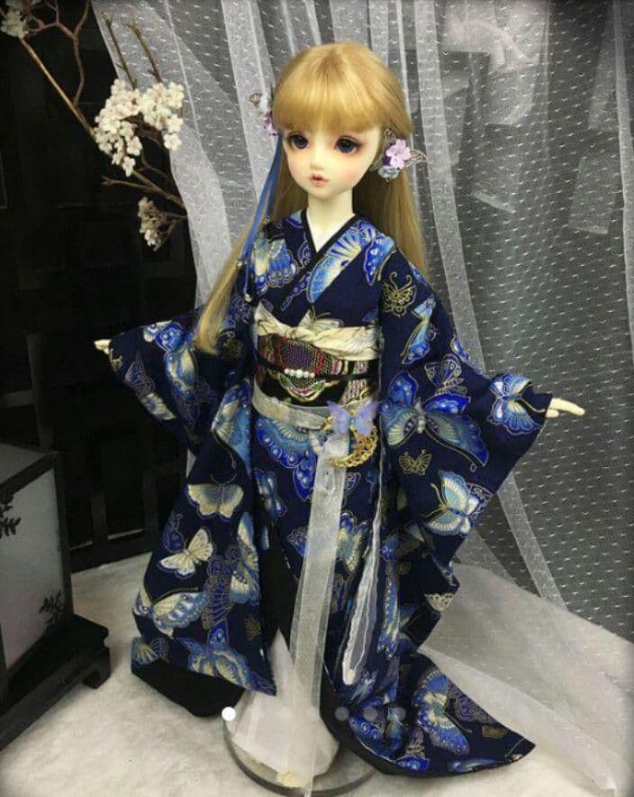G08 BJD 1/3 ドール 衣装 人形服 和服 8点セット ハンドメイド