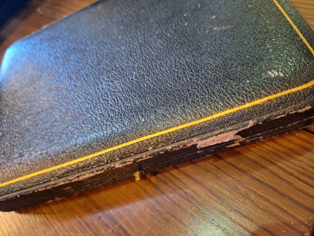 英国　1915年　銀製　カトラリーセット　ケース付き