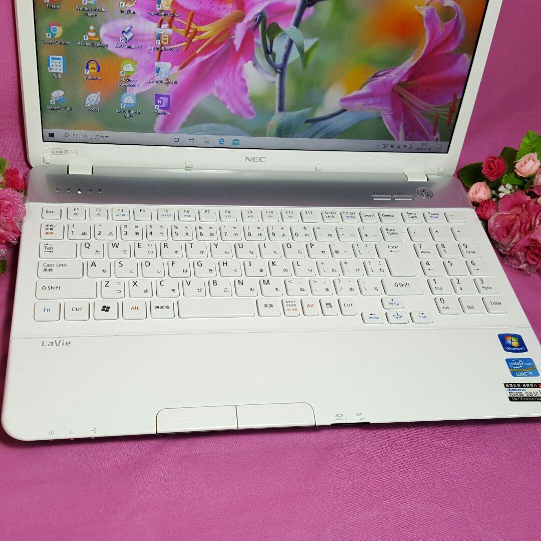 最新Win10❥2世代Core-i5❥メモリ4GB❥ホワイト❥大容量640G❥