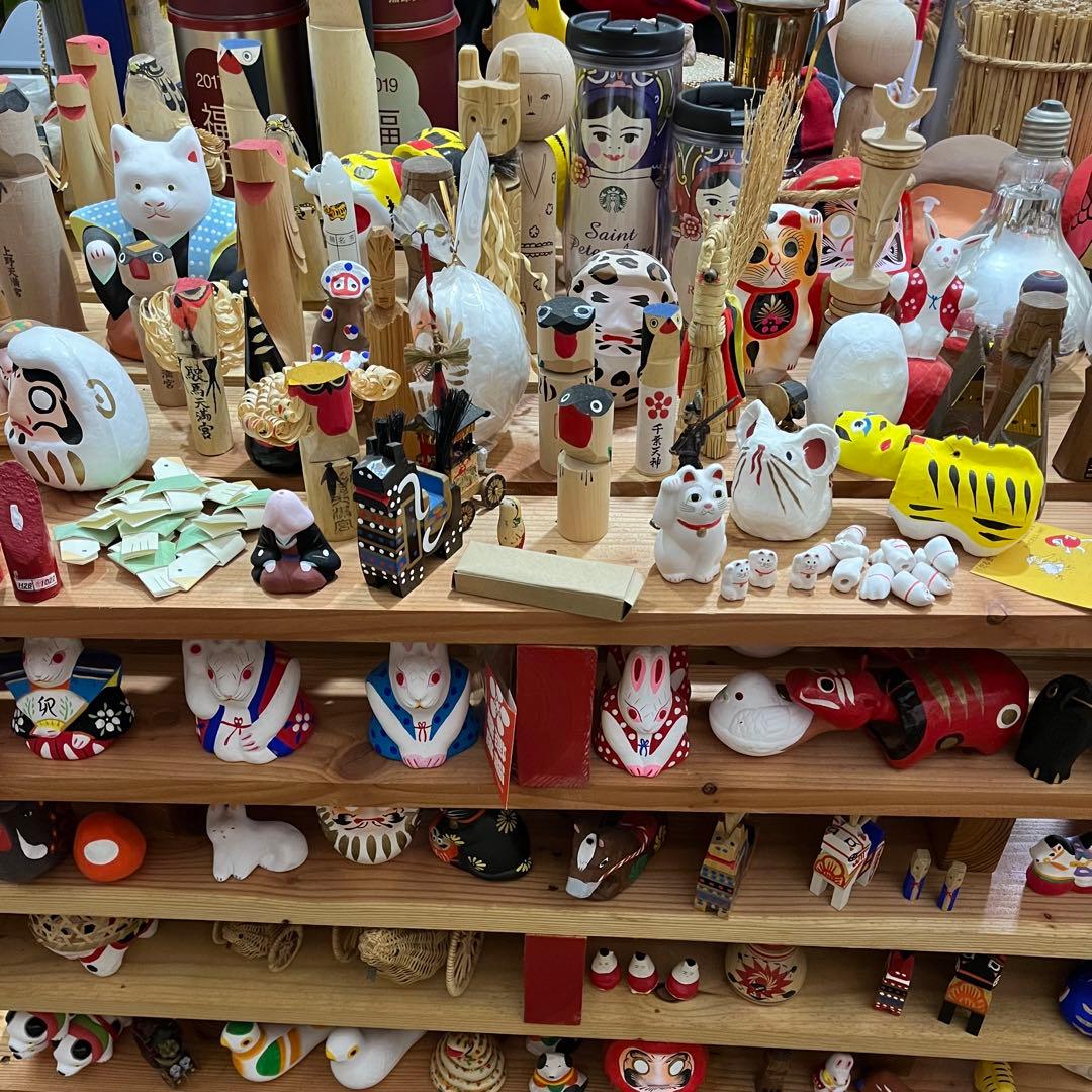 無印良品福缶会津張り子LisaLarsonリサ・ラーソン猫マイキー張子民芸縁起物
