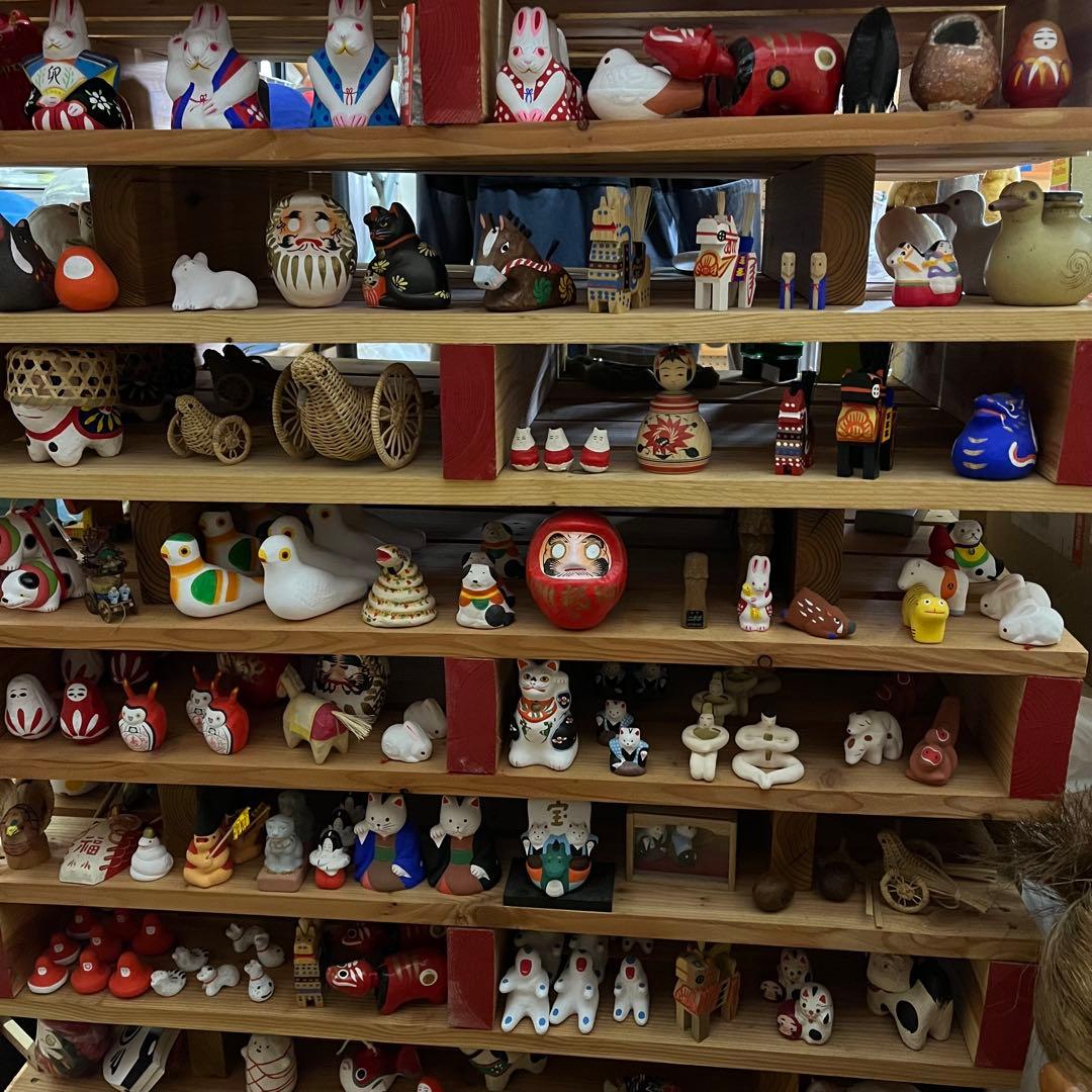 無印良品福缶会津張り子LisaLarsonリサ・ラーソン猫マイキー張子民芸縁起物