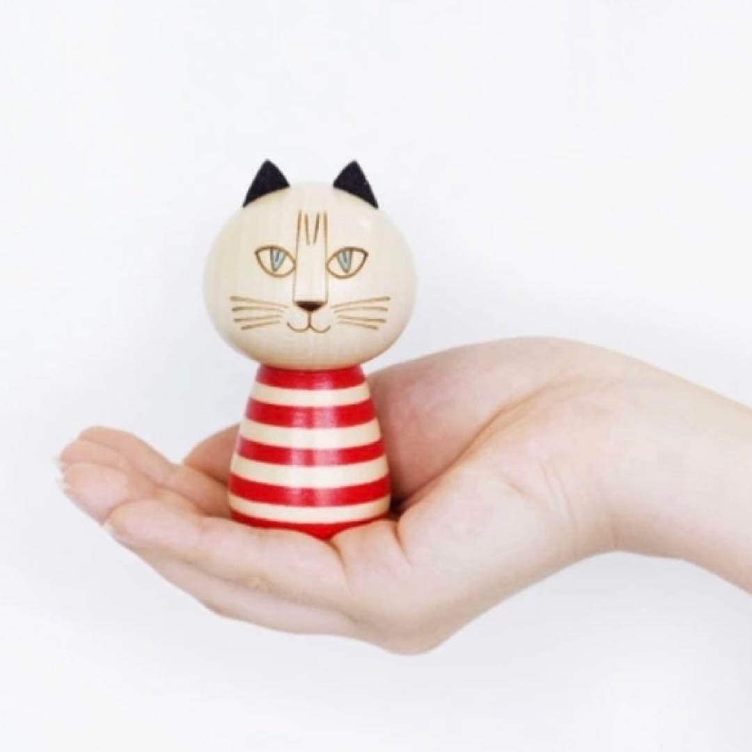 無印良品福缶会津張り子LisaLarsonリサ・ラーソン猫マイキー張子民芸縁起物