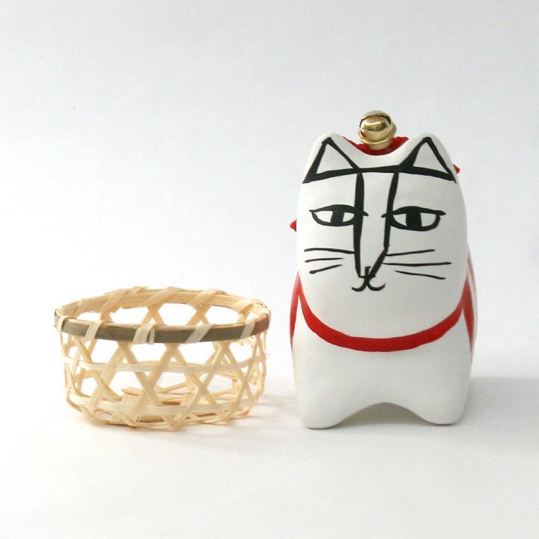 無印良品福缶会津張り子LisaLarsonリサ・ラーソン猫マイキー張子民芸縁起物