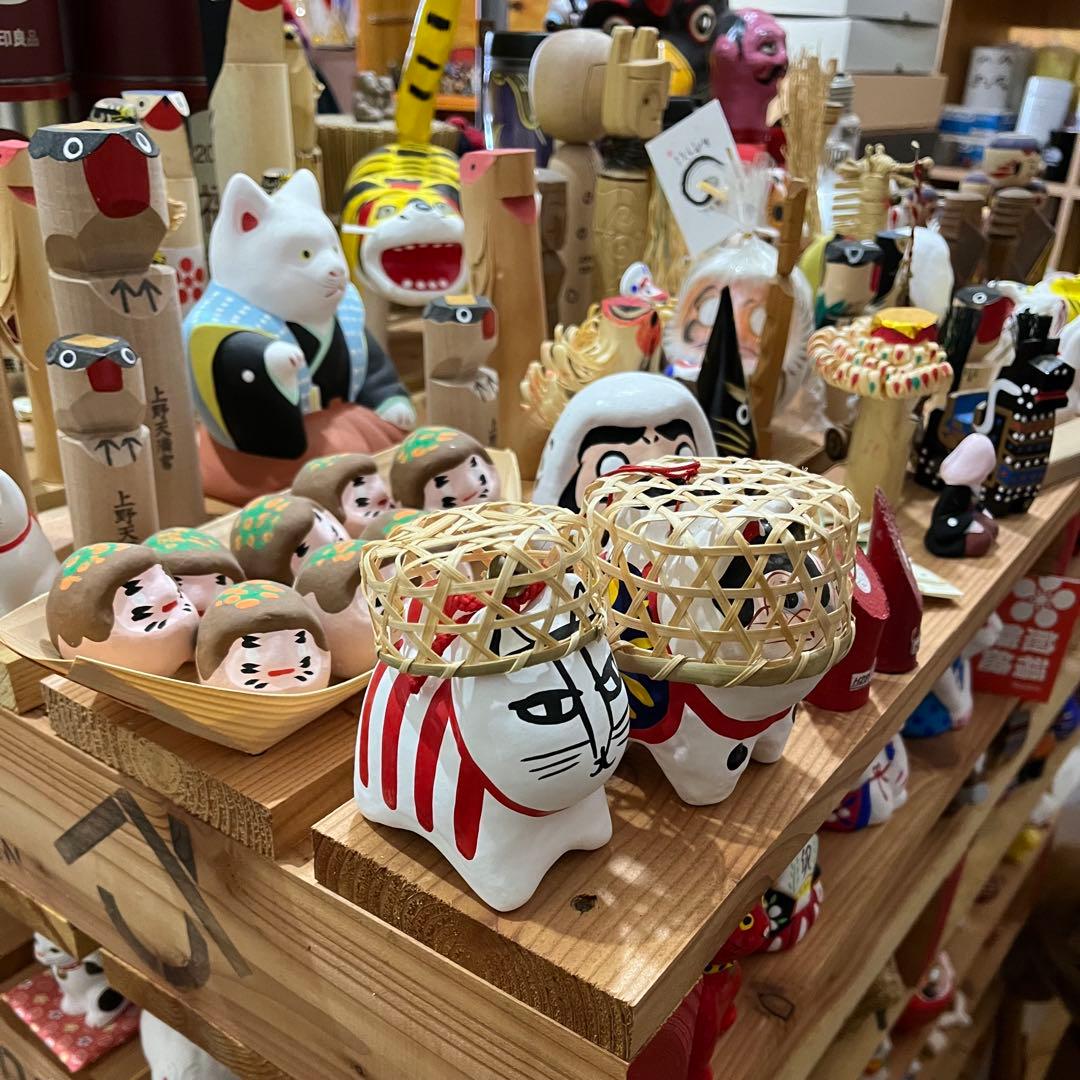 無印良品福缶会津張り子LisaLarsonリサ・ラーソン猫マイキー張子民芸縁起物