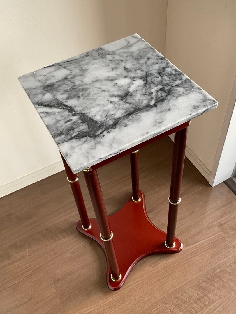 電話台　花台　レトロ　アンティーク サイドテーブル