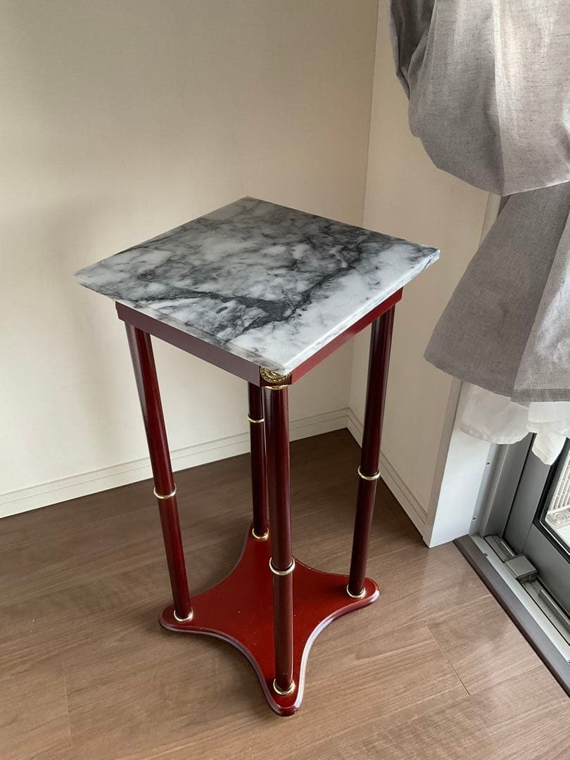 電話台　花台　レトロ　アンティーク サイドテーブル