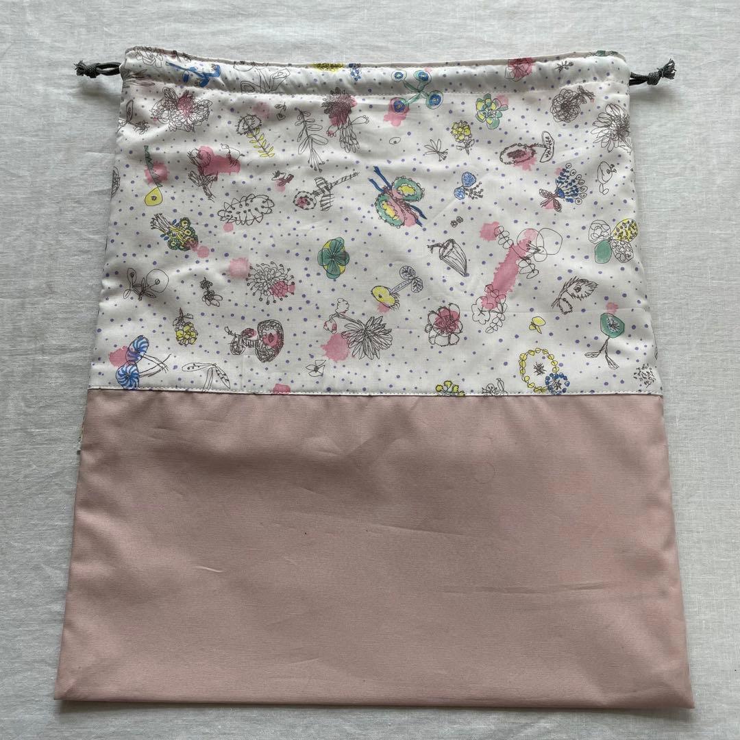 ハンドメイド♡リバティプリント フリル巾着