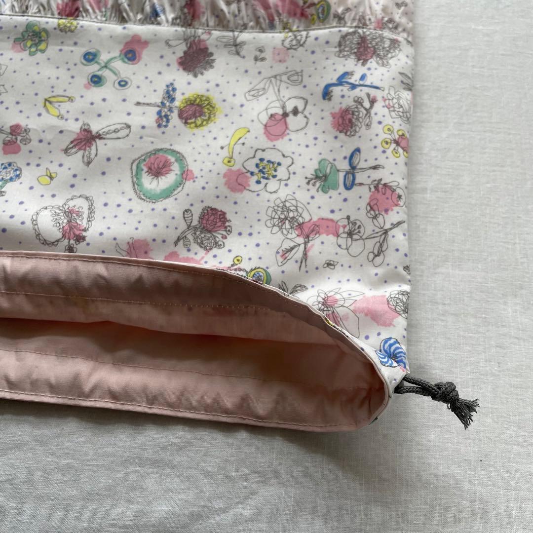 ハンドメイド♡リバティプリント フリル巾着