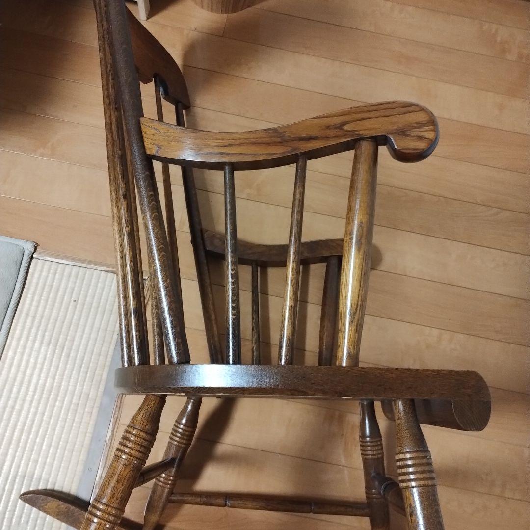 飛騨産業 キツツキ 木製 ロッキングチェア ヴィンテージ 椅子