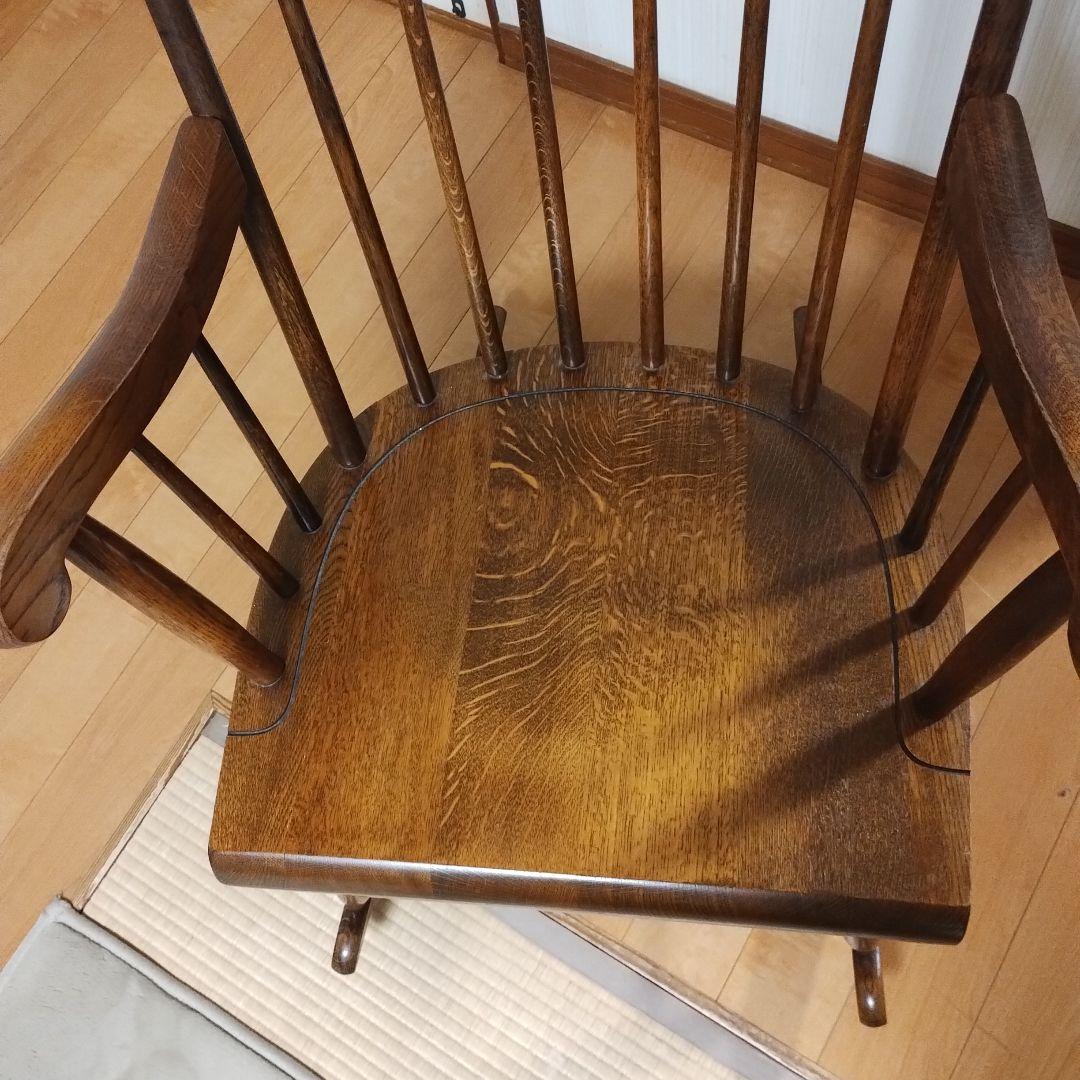 飛騨産業 キツツキ 木製 ロッキングチェア ヴィンテージ 椅子