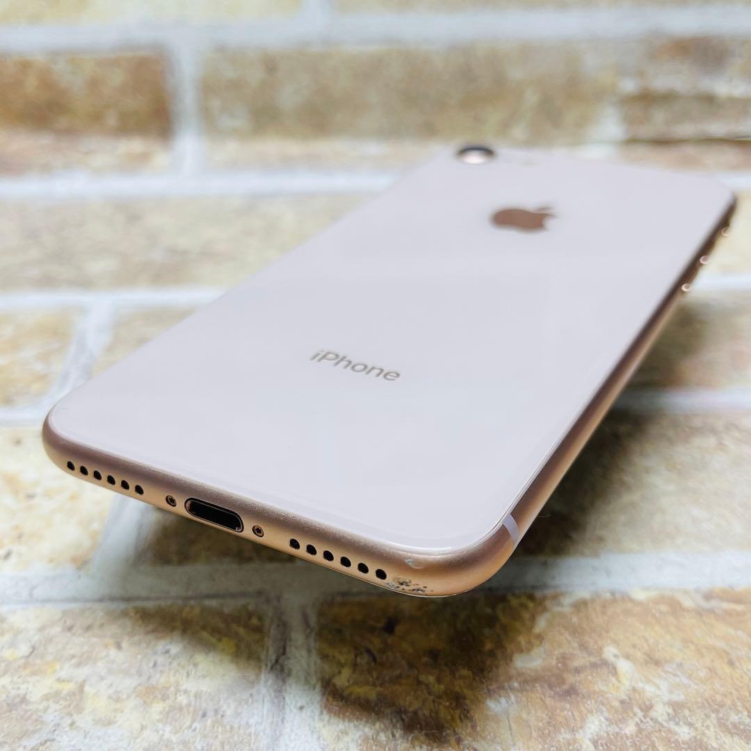 SIMフリー iPhone8 64GB ゴールド 新品電池