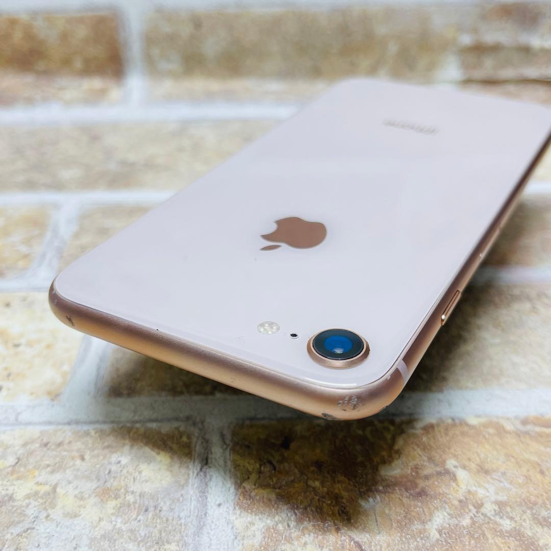 SIMフリー iPhone8 64GB ゴールド 新品電池