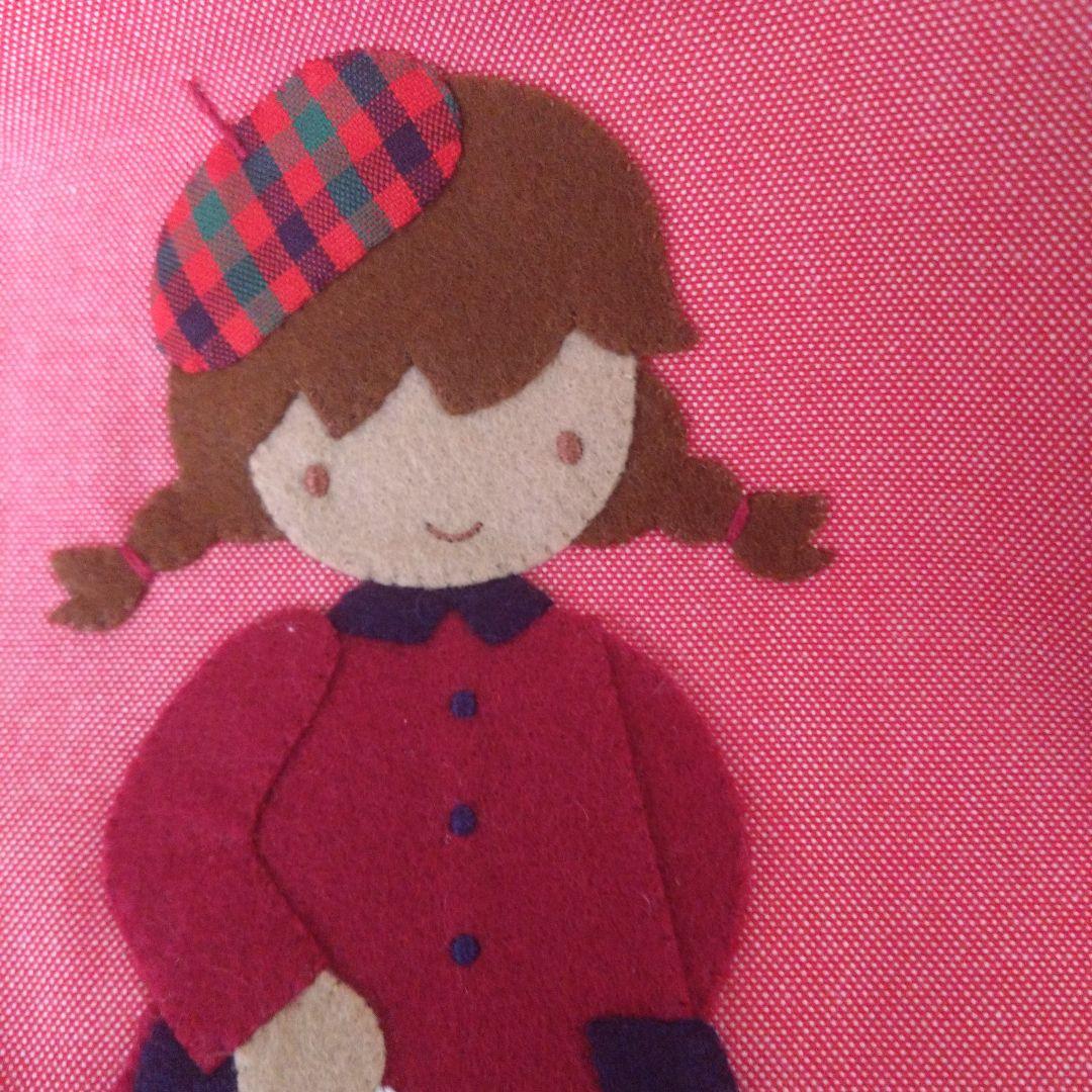 ⬛ファミリア赤レッスンバッグ 未使用に近い日本製