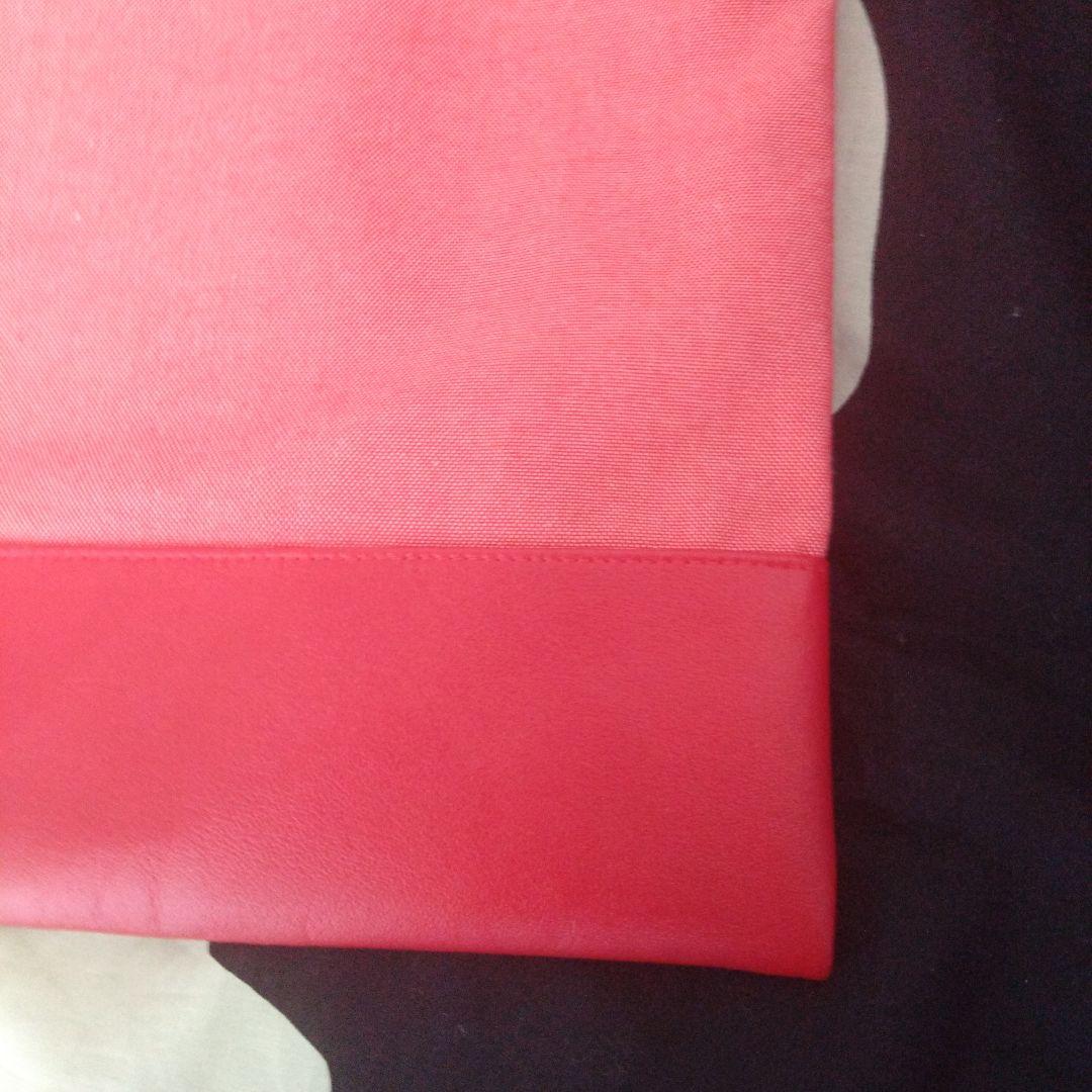 ⬛ファミリア赤レッスンバッグ 未使用に近い日本製