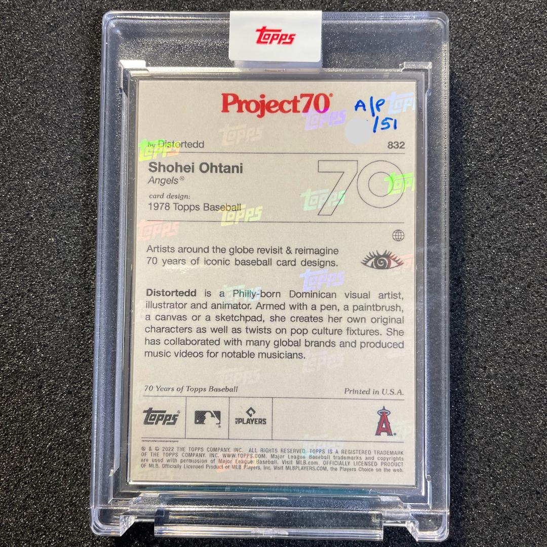 2021 Topps Project70 大谷翔平 70枚限定 アートカード