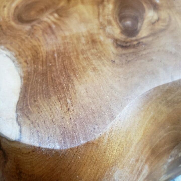 10002359　ウッドボウル　フルーツボウル　木製 　花型 フルーツトレイ