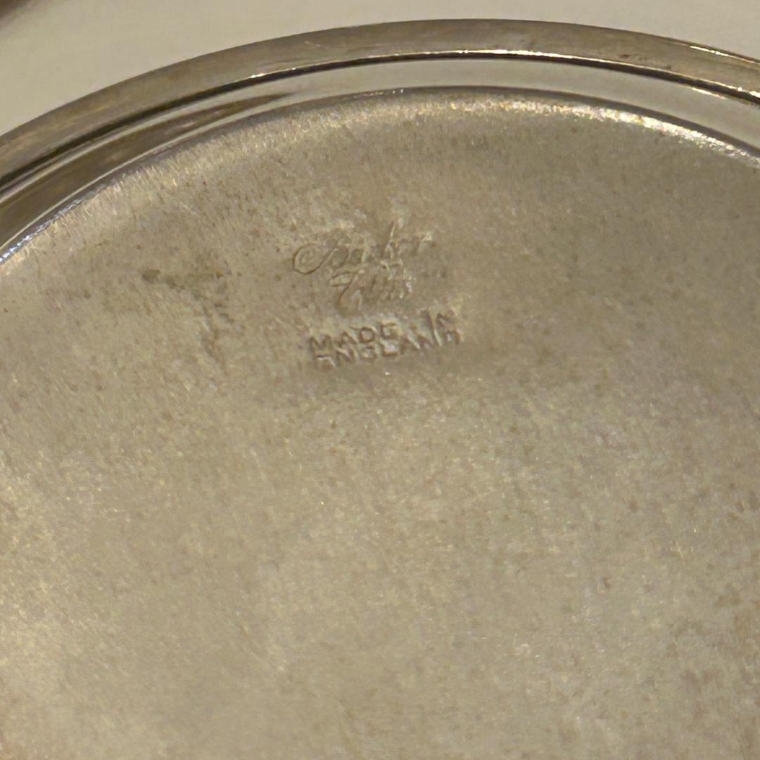 【アウトレット】♥Barker Ellis　銀メッキ製　ミニトレイ3枚セット