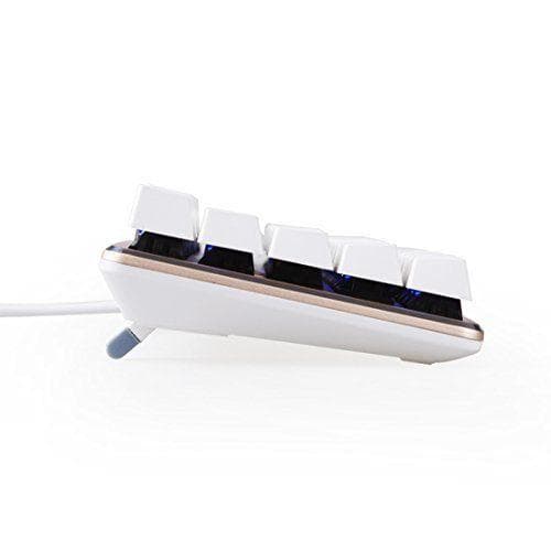 新品 白色 バックライトモード付き 68キー Kailh青い軸 有線 ゲームメカ