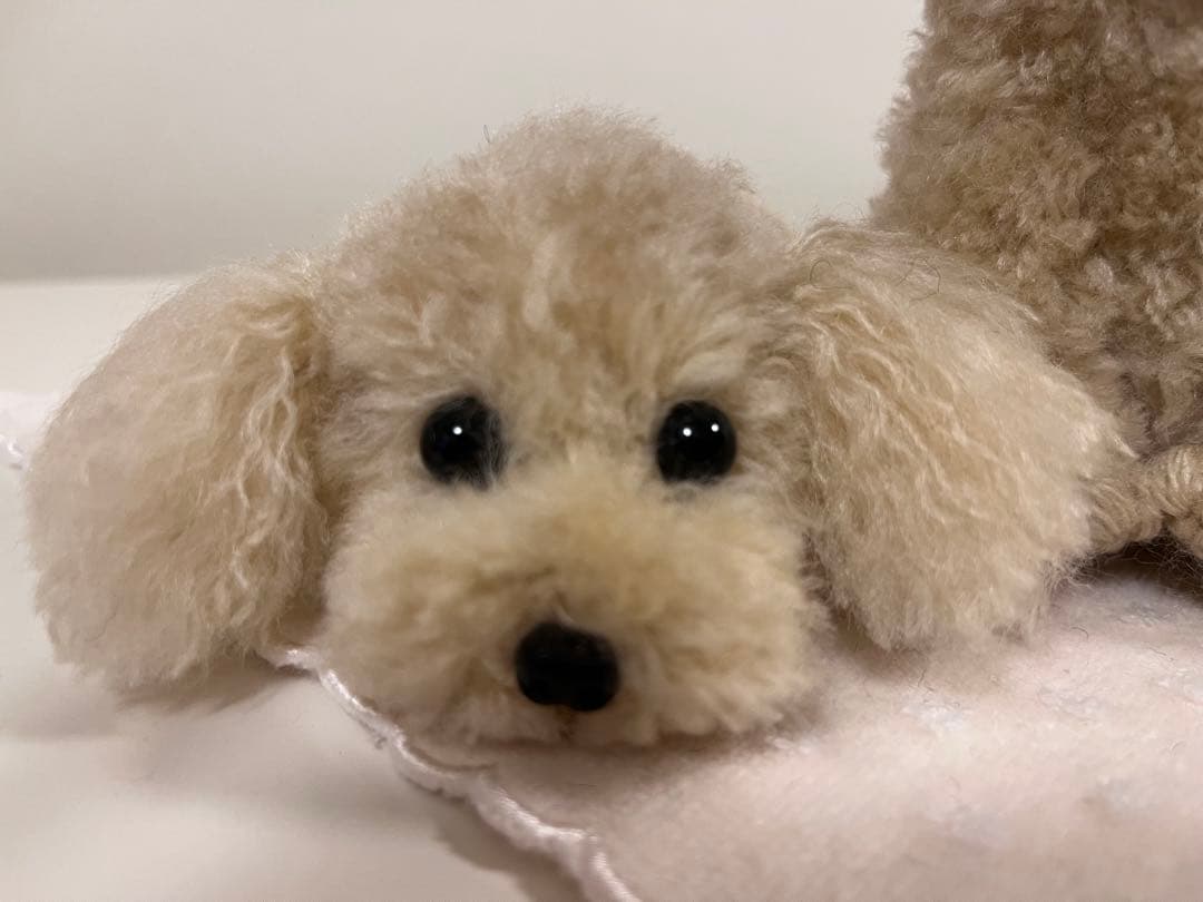 momousagi　トイプードル編みぐるみ【伏せ】【お座り】