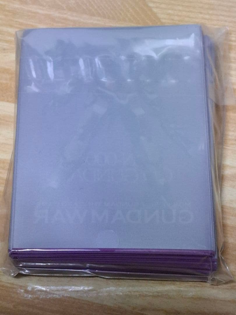 ガンダムウォー　店舗大会優勝賞品スリーブ　ダブルオーガンダム　新品・未開封品