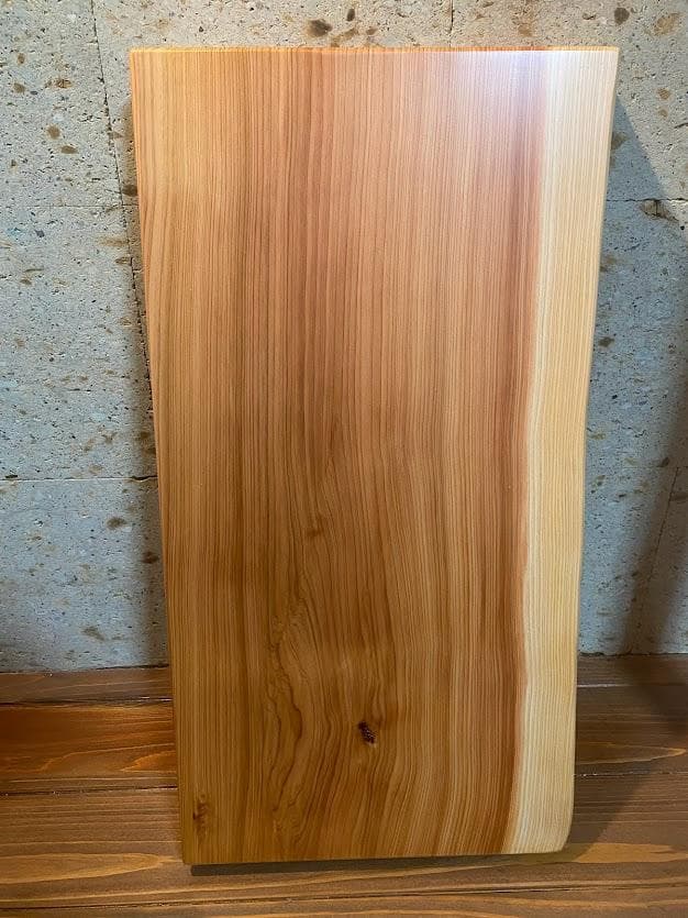 №41　秋田杉一枚板　花台　厚物良品です