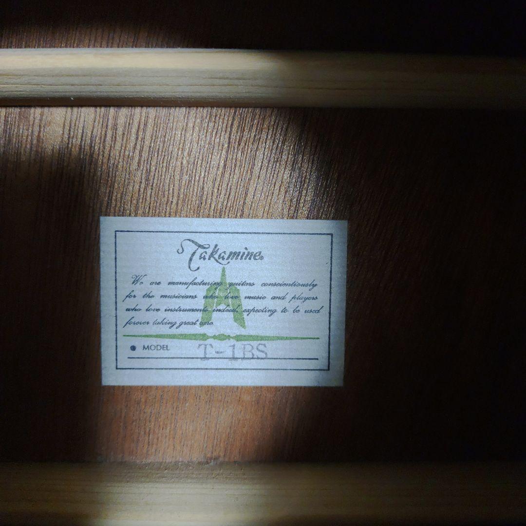 takamine(タカミネ) T-1BS ケース付き　アコースティックギター