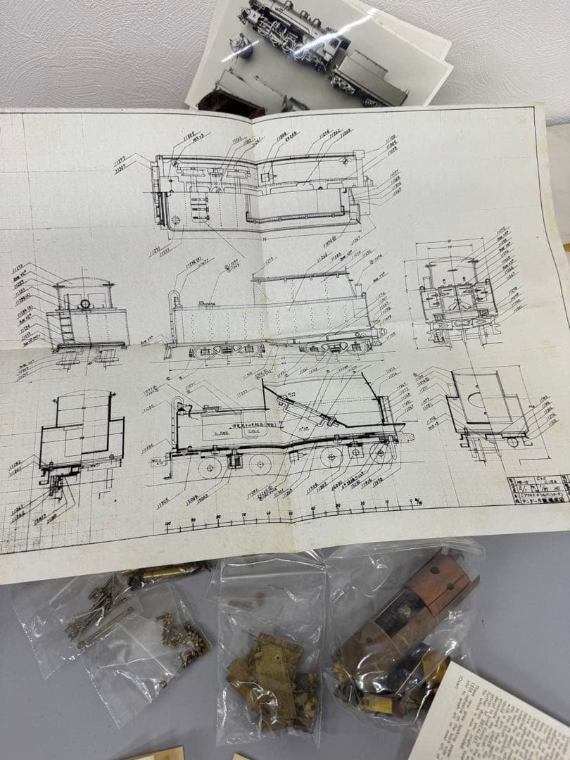 【未完成未塗装】鉄道模型　機関車C-15-A 　0-8-0　真鍮製