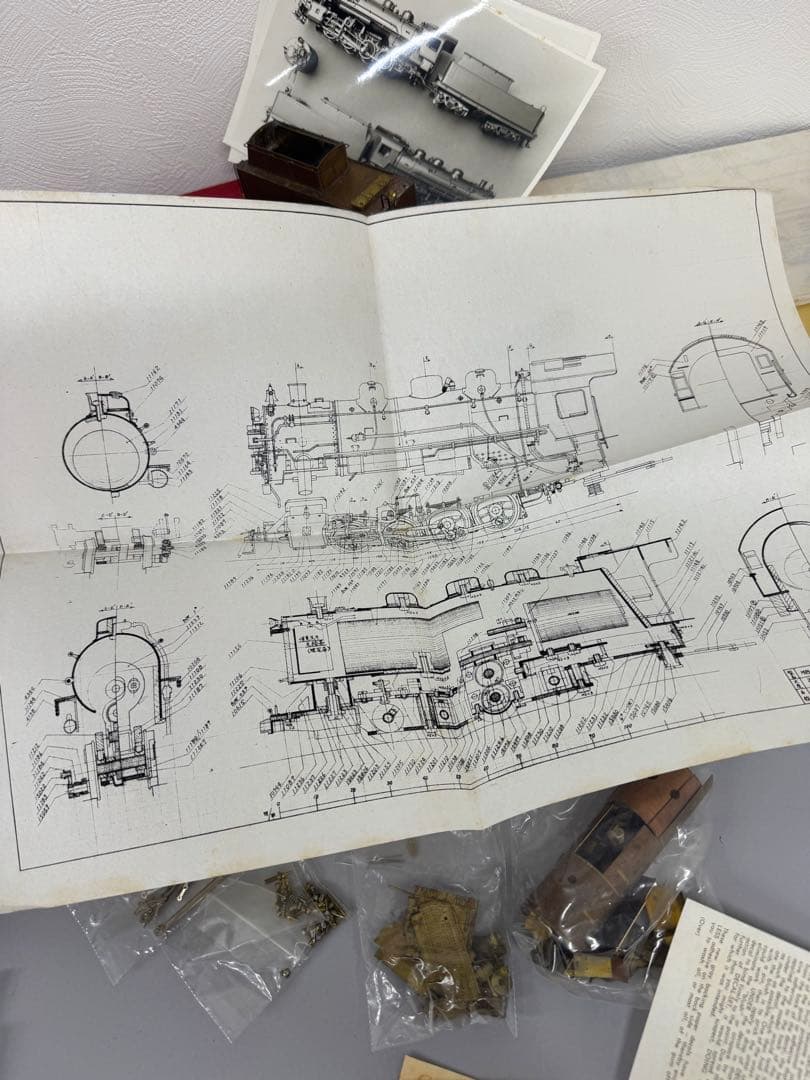 【未完成未塗装】鉄道模型　機関車C-15-A 　0-8-0　真鍮製