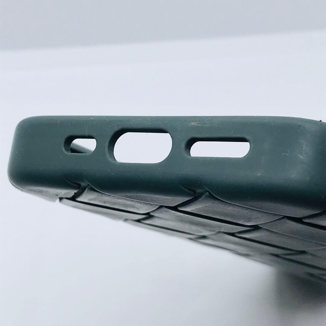 ボッテガ ヴェネタ✨iPhone15Proケース 灰色 グレー シリコン ラバー