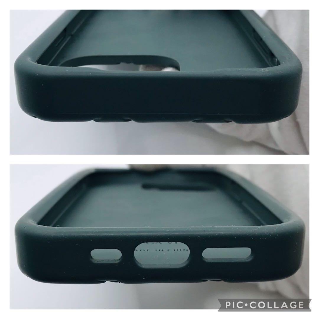 ボッテガ ヴェネタ✨iPhone15Proケース 灰色 グレー シリコン ラバー