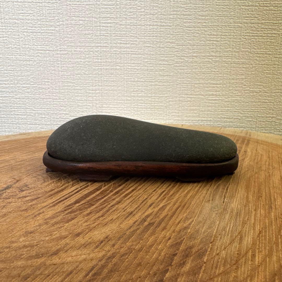 玄海石 黒石 水石 盆石 鑑賞石 天然石 原石 観賞石 インテリア デスク 置物