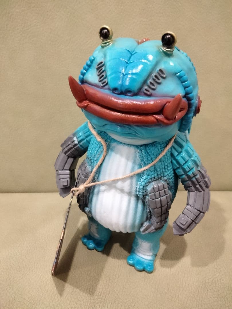 ソフビ　monstock　フロッゲン　ブルー　izumonster ブルマァク