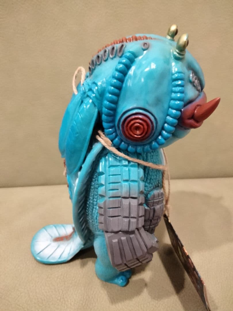 ソフビ　monstock　フロッゲン　ブルー　izumonster ブルマァク