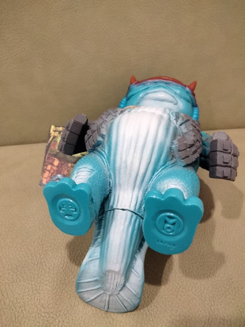 ソフビ　monstock　フロッゲン　ブルー　izumonster ブルマァク